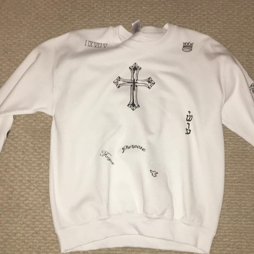 Justin Bieber tattoo sweatshirt